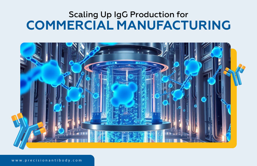 Scaling Up IgG Production for Commercial Manufacturing